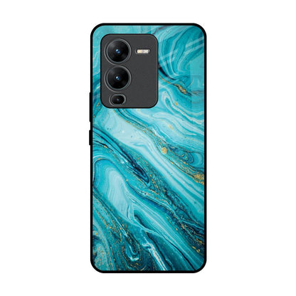 Ocean Marble Vivo V25 Pro Glass Back Cover Online