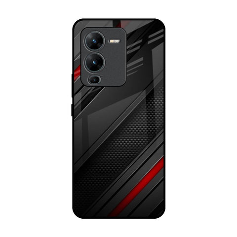 Modern Abstract Vivo V25 Pro Glass Back Cover Online