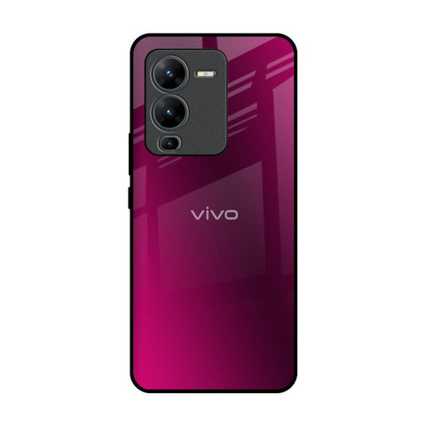 Pink Burst Vivo V25 Pro Glass Back Cover Online