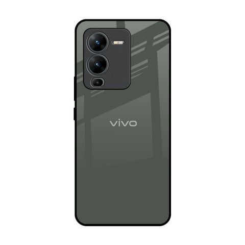 Charcoal Vivo V25 Pro Glass Back Cover Online
