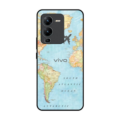 Fly Around The World Vivo V25 Pro Glass Back Cover Online