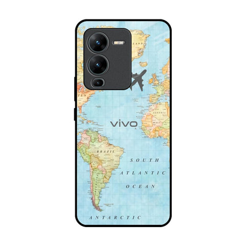 Fly Around The World Vivo V25 Pro Glass Back Cover Online