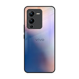 Blue Mauve Gradient Vivo V25 Pro Glass Back Cover Online