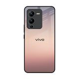 Golden Mauve Vivo V25 Pro Glass Back Cover Online