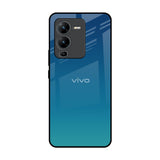 Celestial Blue Vivo V25 Pro Glass Back Cover Online