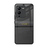 Grey Metallic Glass Vivo V25 Pro Glass Back Cover Online