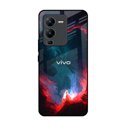 Brush Art Vivo V25 Pro Glass Back Cover Online