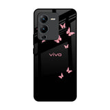 Fly Butterfly Vivo V25 Pro Glass Back Cover Online