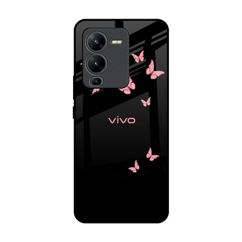 Fly Butterfly Vivo V25 Pro Glass Back Cover Online