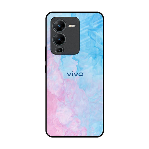 Mixed Watercolor Vivo V25 Pro Glass Back Cover Online