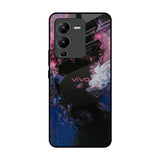 Smudge Brush Vivo V25 Pro Glass Back Cover Online