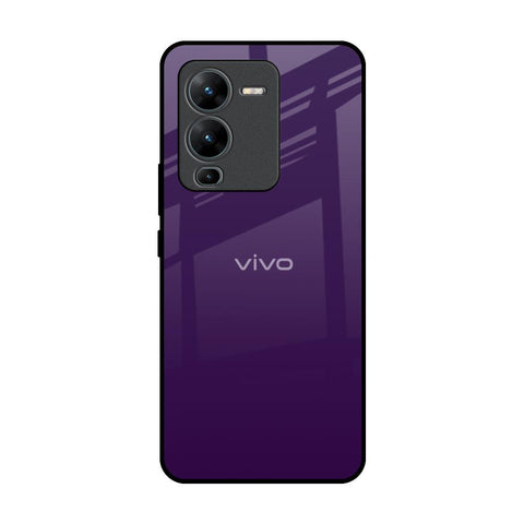 Dark Purple Vivo V25 Pro Glass Back Cover Online