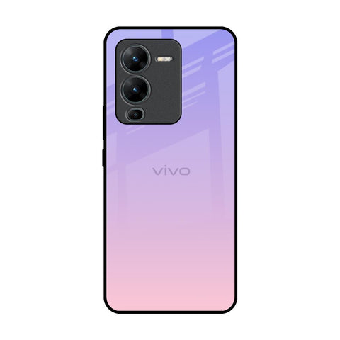 Lavender Gradient Vivo V25 Pro Glass Back Cover Online