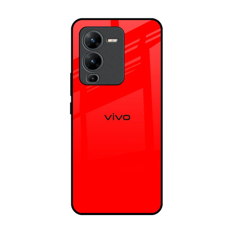 Blood Red Vivo V25 Pro Glass Back Cover Online