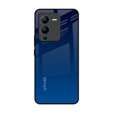 Very Blue Vivo V25 Pro Glass Back Cover Online