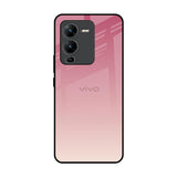 Blooming Pink Vivo V25 Pro Glass Back Cover Online