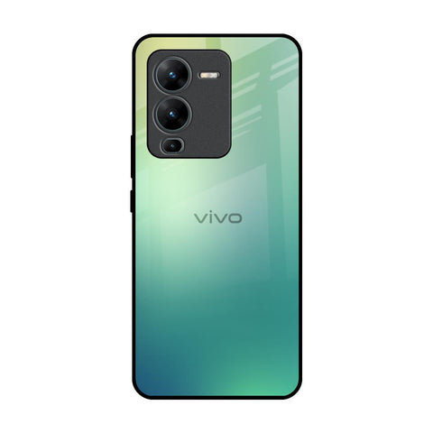 Dusty Green Vivo V25 Pro Glass Back Cover Online
