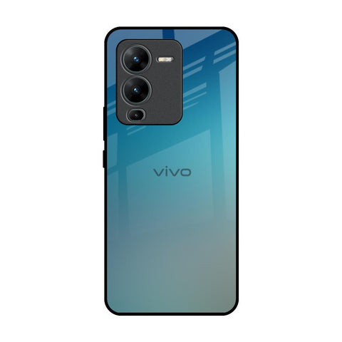 Sea Theme Gradient Vivo V25 Pro Glass Back Cover Online