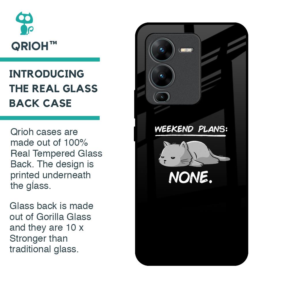 Weekend Plans Glass Case for Vivo V25 Pro