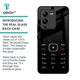 Classic Keypad Pattern Glass Case for Vivo V25 Pro