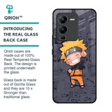 Orange Chubby Glass Case for Vivo V25 Pro
