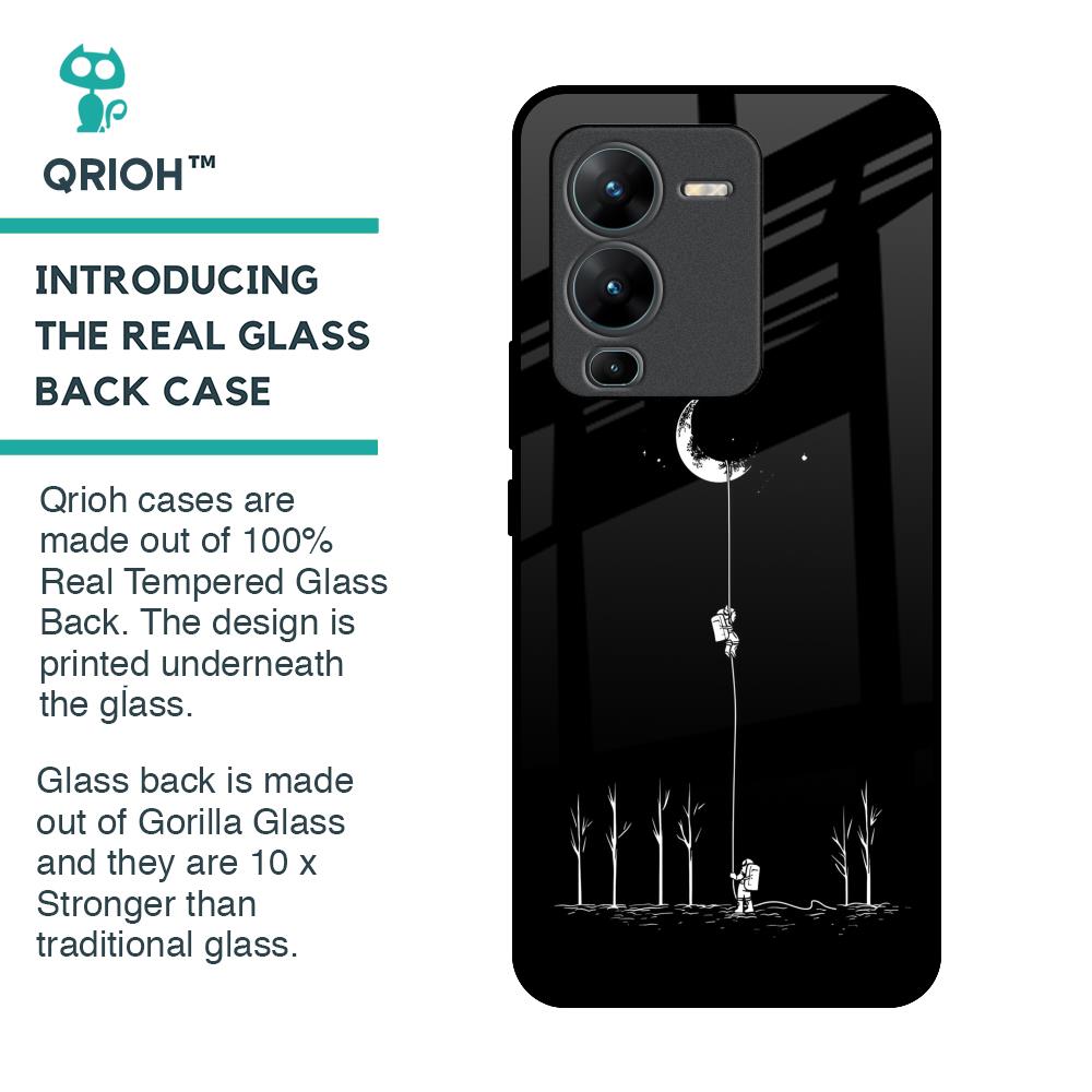 Catch the Moon Glass Case for Vivo V25 Pro