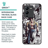 Dragon Anime Art Glass Case for Vivo V25 Pro