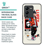 Bape Luffy Glass Case for Vivo V25 Pro
