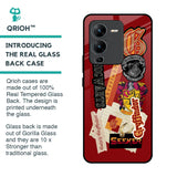 Gryffindor Glass Case for Vivo V25 Pro