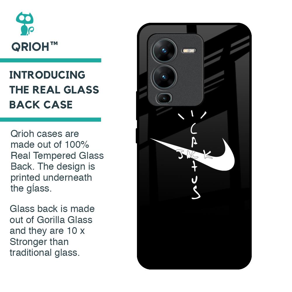 Jack Cactus Glass Case for Vivo V25 Pro
