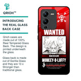 Luffy Wanted Glass Case for Vivo V25 Pro