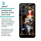 Shanks & Luffy Glass Case for Vivo V25 Pro