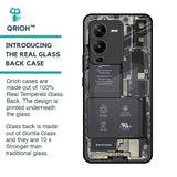 Skeleton Inside Glass Case for Vivo V25 Pro