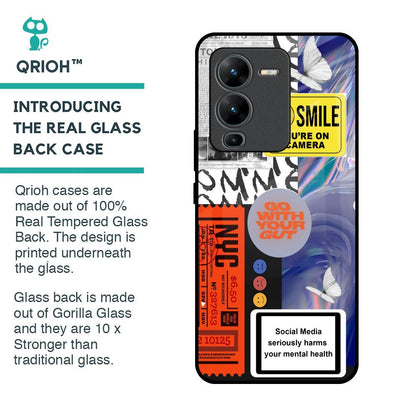 Smile for Camera Glass Case for Vivo V25 Pro