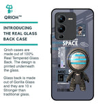 Space Travel Glass Case for Vivo V25 Pro