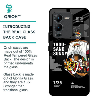 Thousand Sunny Glass Case for Vivo V25 Pro