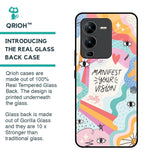 Vision Manifest Glass Case for Vivo V25 Pro