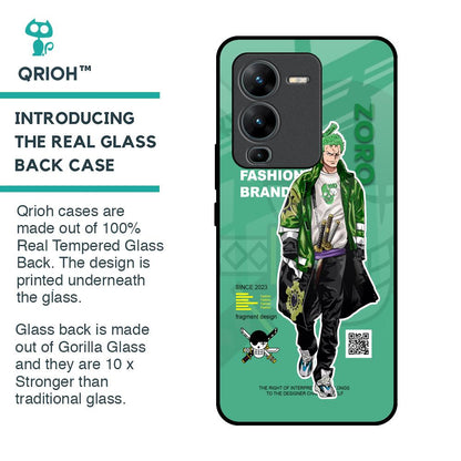 Zoro Bape Glass Case for Vivo V25 Pro