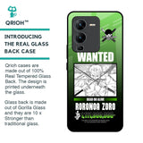 Zoro Wanted Glass Case for Vivo V25 Pro