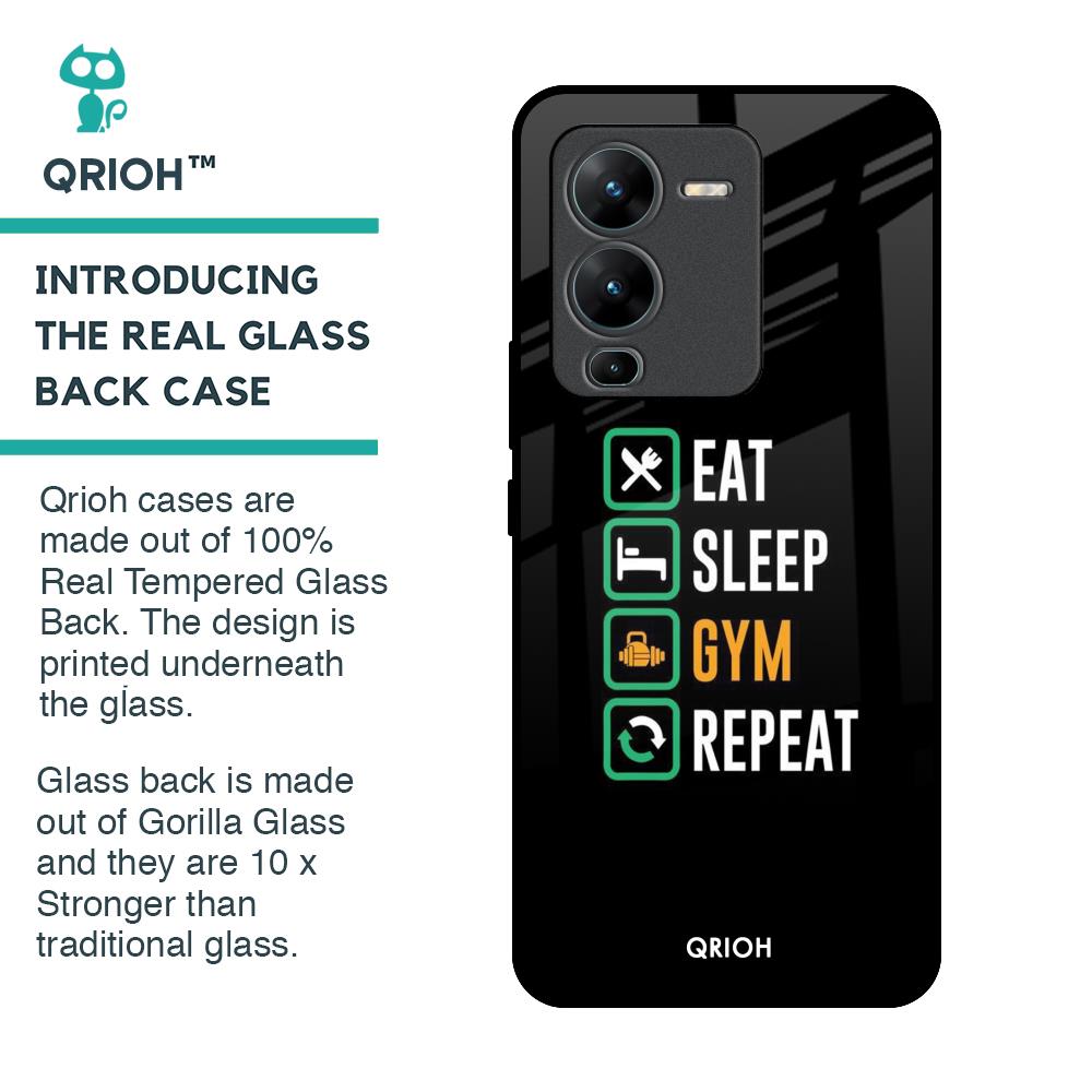 Daily Routine Glass Case for Vivo V25 Pro