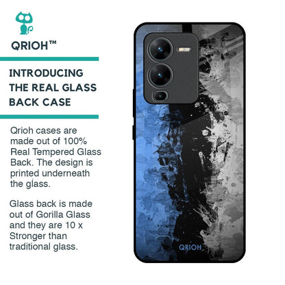 Dark Grunge Glass Case for Vivo V25 Pro