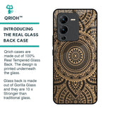 Luxury Mandala Glass Case for Vivo V25 Pro