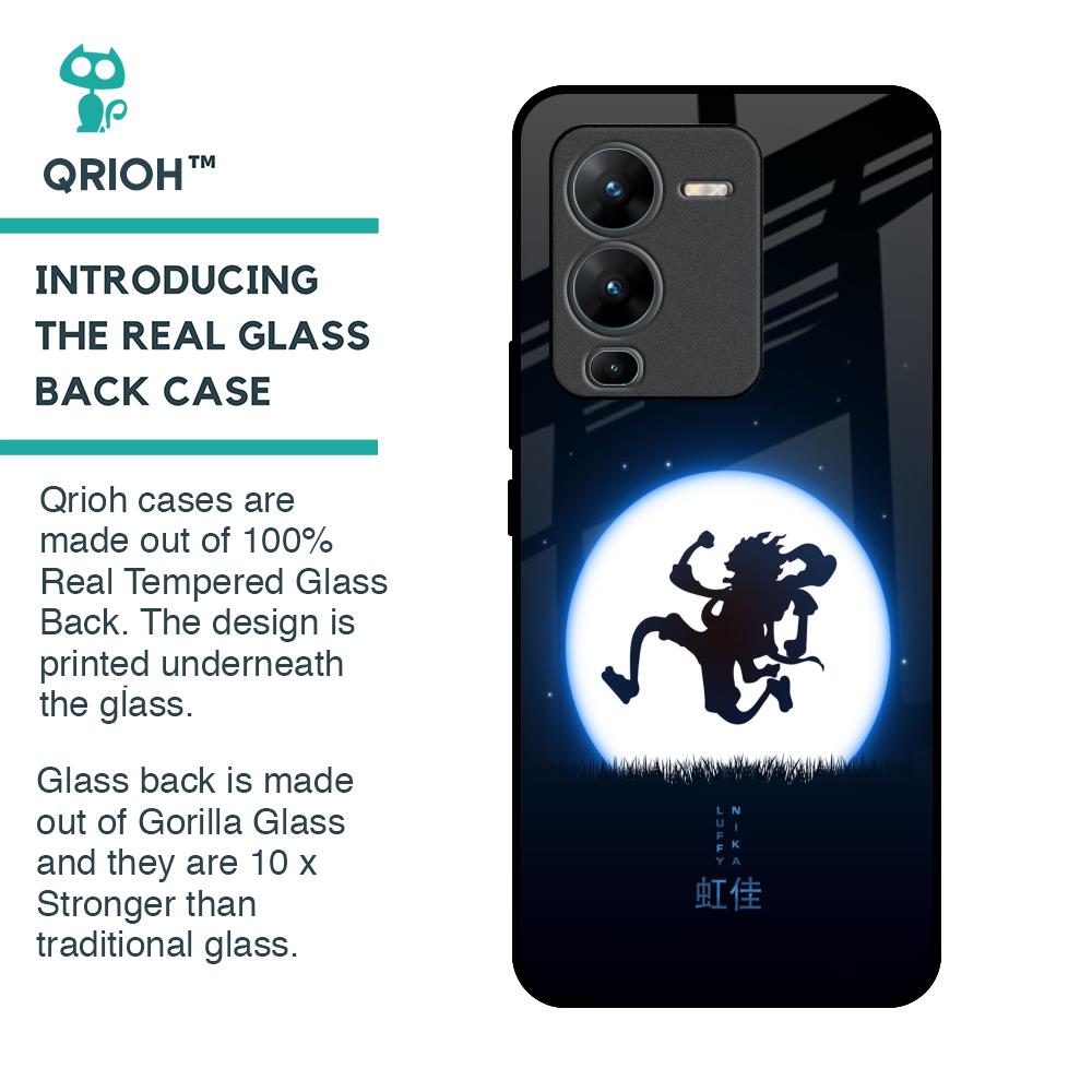 Luffy Nika Glass Case for Vivo V25 Pro