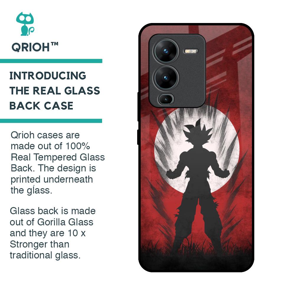 Japanese Animated Glass Case for Vivo V25 Pro
