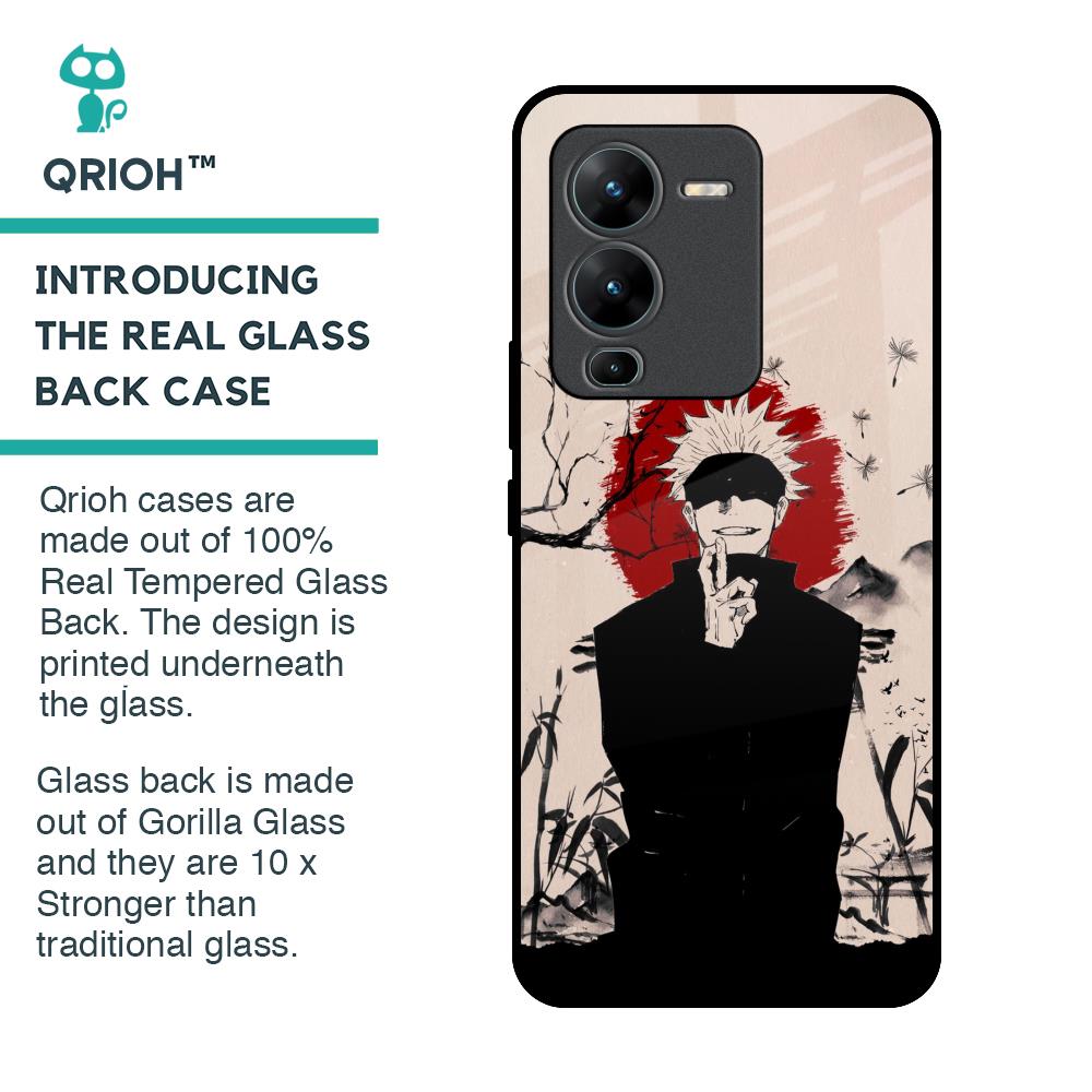 Manga Series Glass Case for Vivo V25 Pro