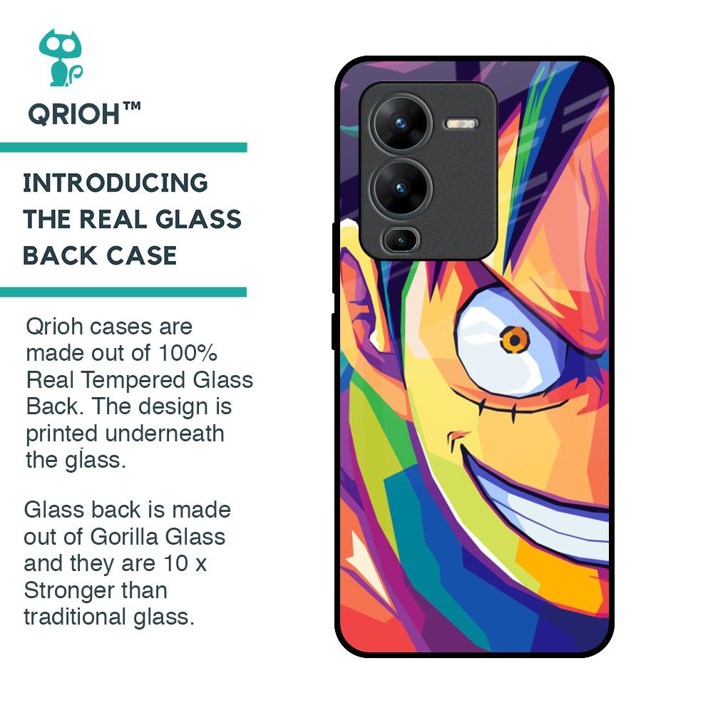 Monkey Wpap Pop Art Glass Case for Vivo V25 Pro