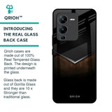 Dark Walnut Glass Case for Vivo V25 Pro