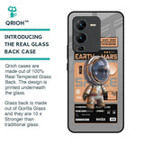 Space Ticket Glass Case for Vivo V25 Pro