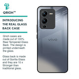 Space Grey Gradient Glass Case for Vivo V25 Pro