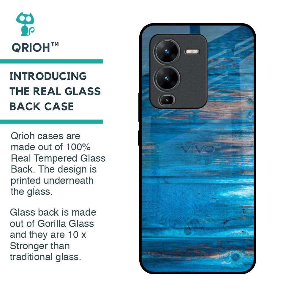 Patina Finish Glass case for Vivo V25 Pro